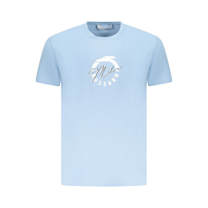 Azzurro Cotton Men T-Shirt