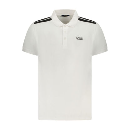 White Cotton Mens Polo Shirt
