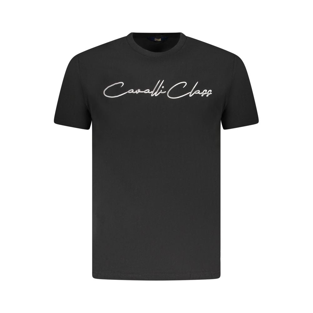 Black Cotton Men's T-Shirt