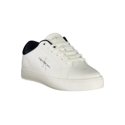 Bianco Polyurethane Men Sneaker