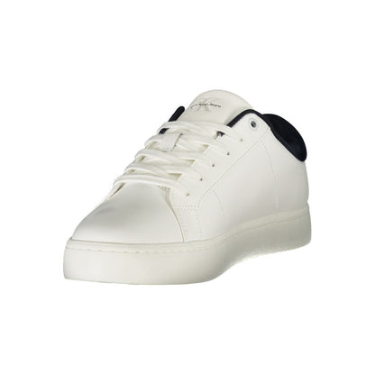 Bianco Polyurethane Men Sneaker