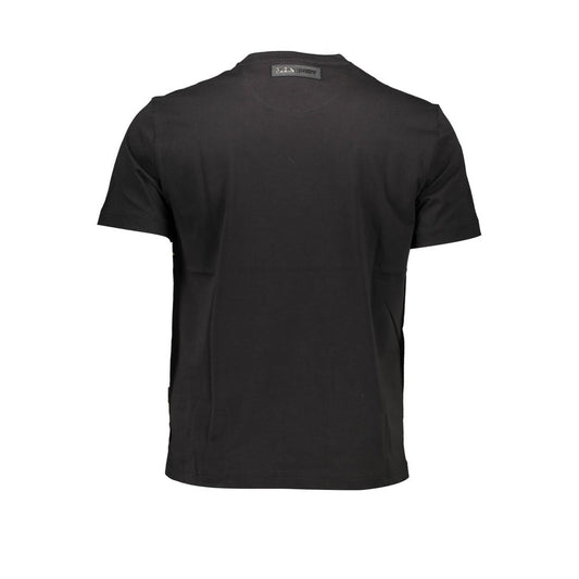 Black Cotton Men's T-Shirt