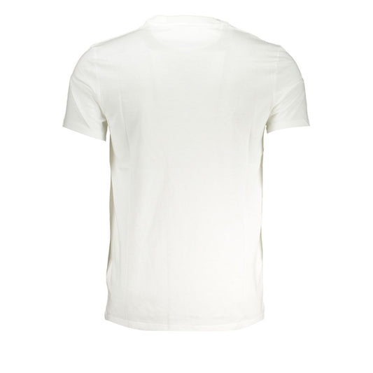 White Cotton Men T-Shirt