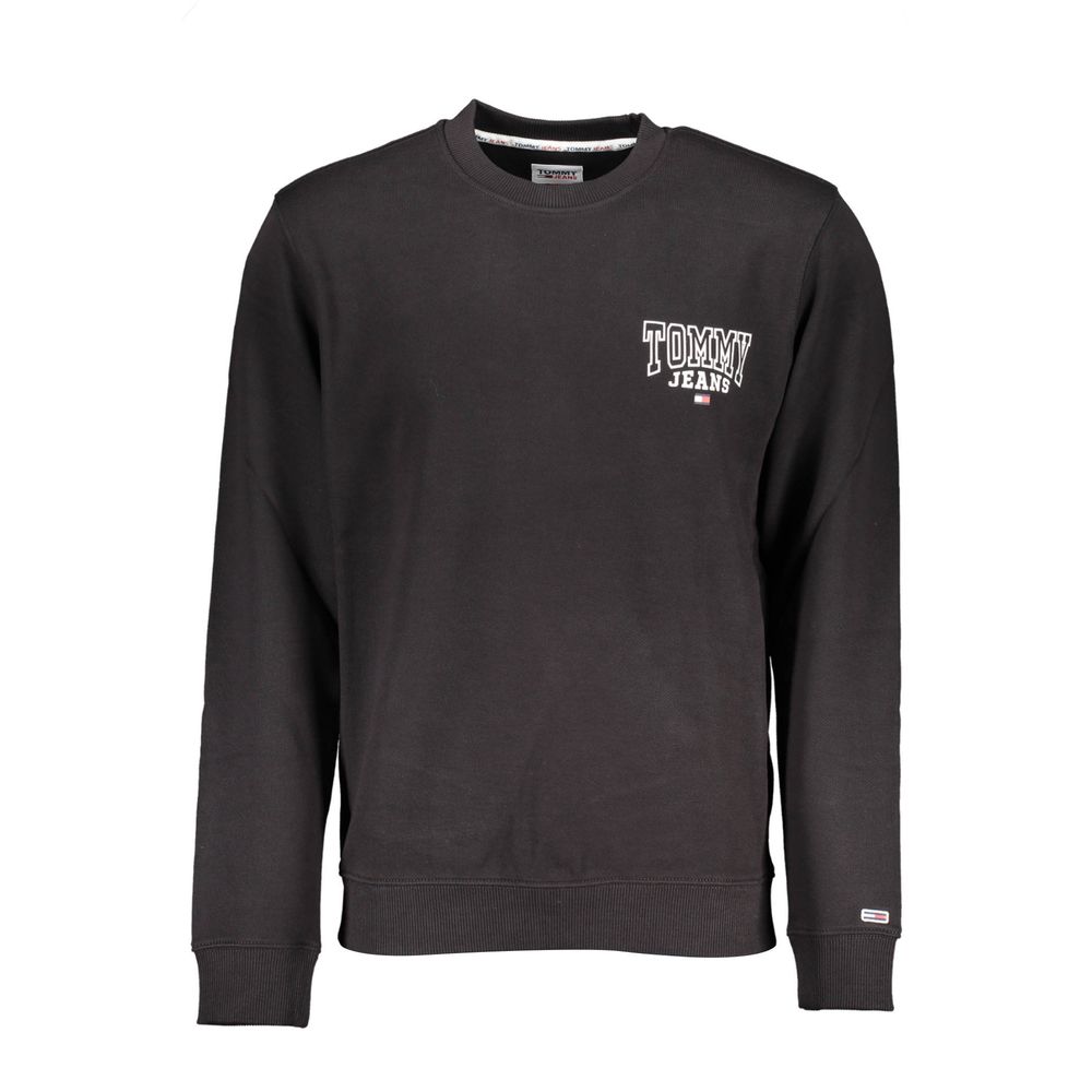 Black Cotton Men's Sweatshirt