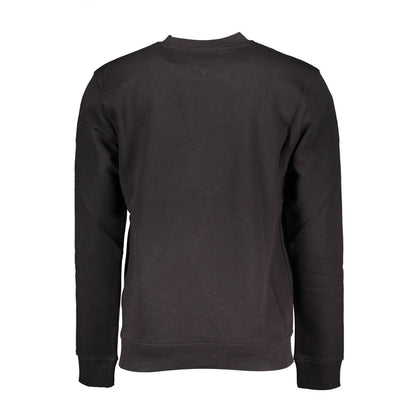 Black Cotton Men's Sweatshirt