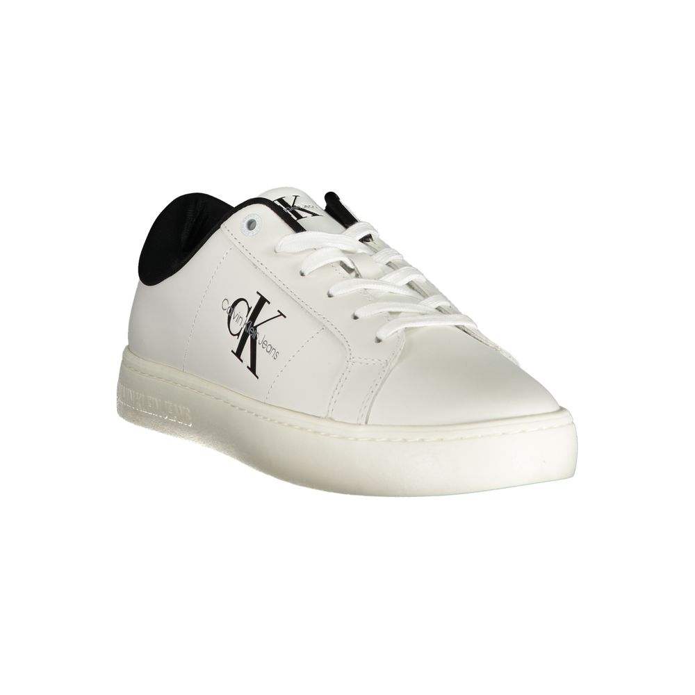 Bianco Polyurethane Men Sneaker
