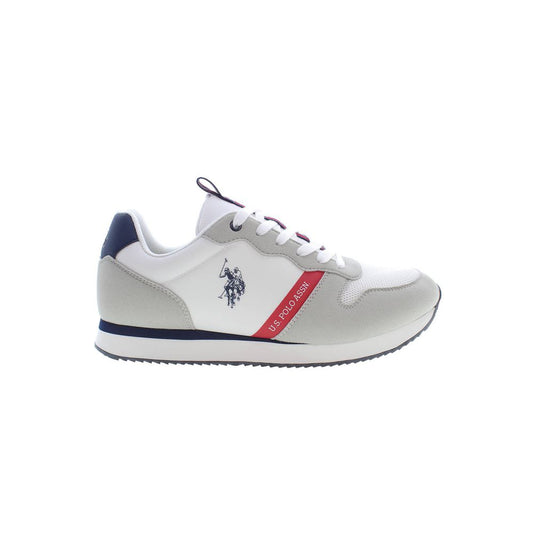 Bianco Polyurethane Men Sneaker