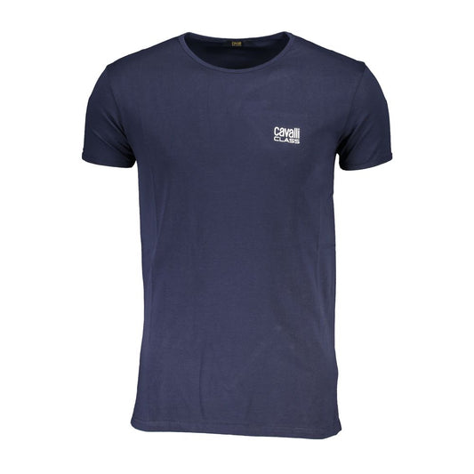 Blue Cotton Men's T-Shirt