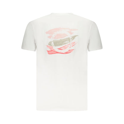 White Cotton Men T-Shirt