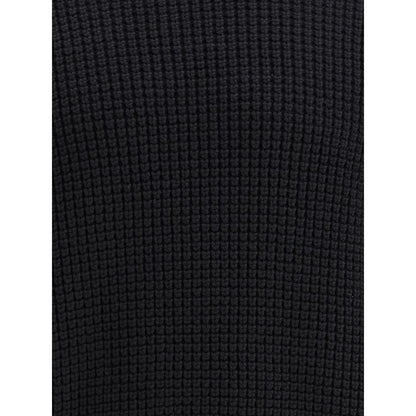 Black Wool Sweatshirt