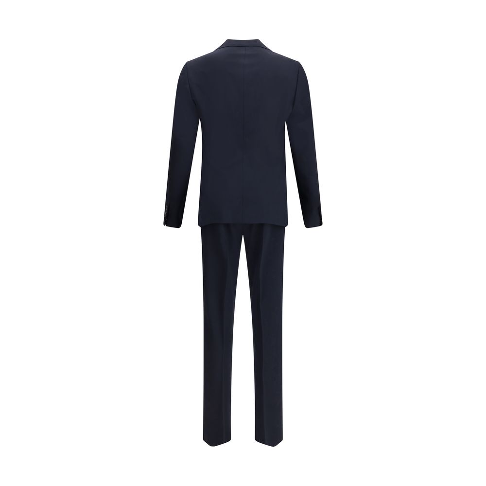 Black Fleece Wool Two-Piece Suit
