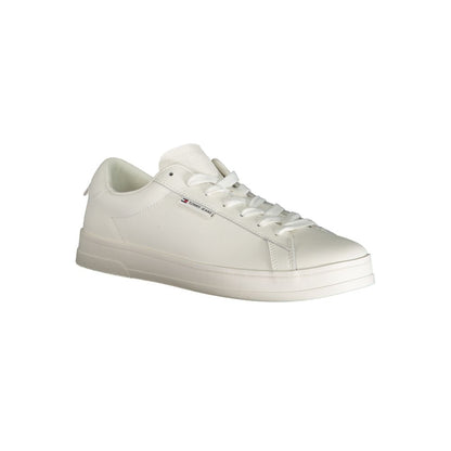 Bianco Poliuretano Uomo Sneaker