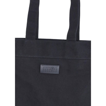 Black Cotton Shoulder Bag