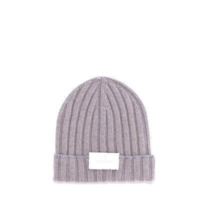 Beige Cashmere Beanie