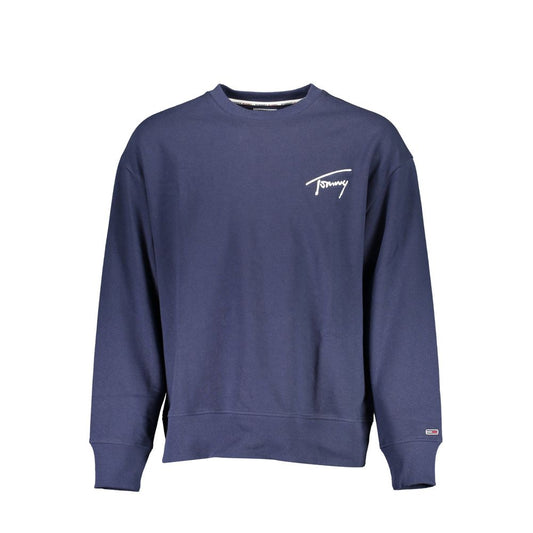 Blue Cotton Men's Sweatshirt