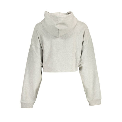 Grigio Cotton Women Sweatshirt