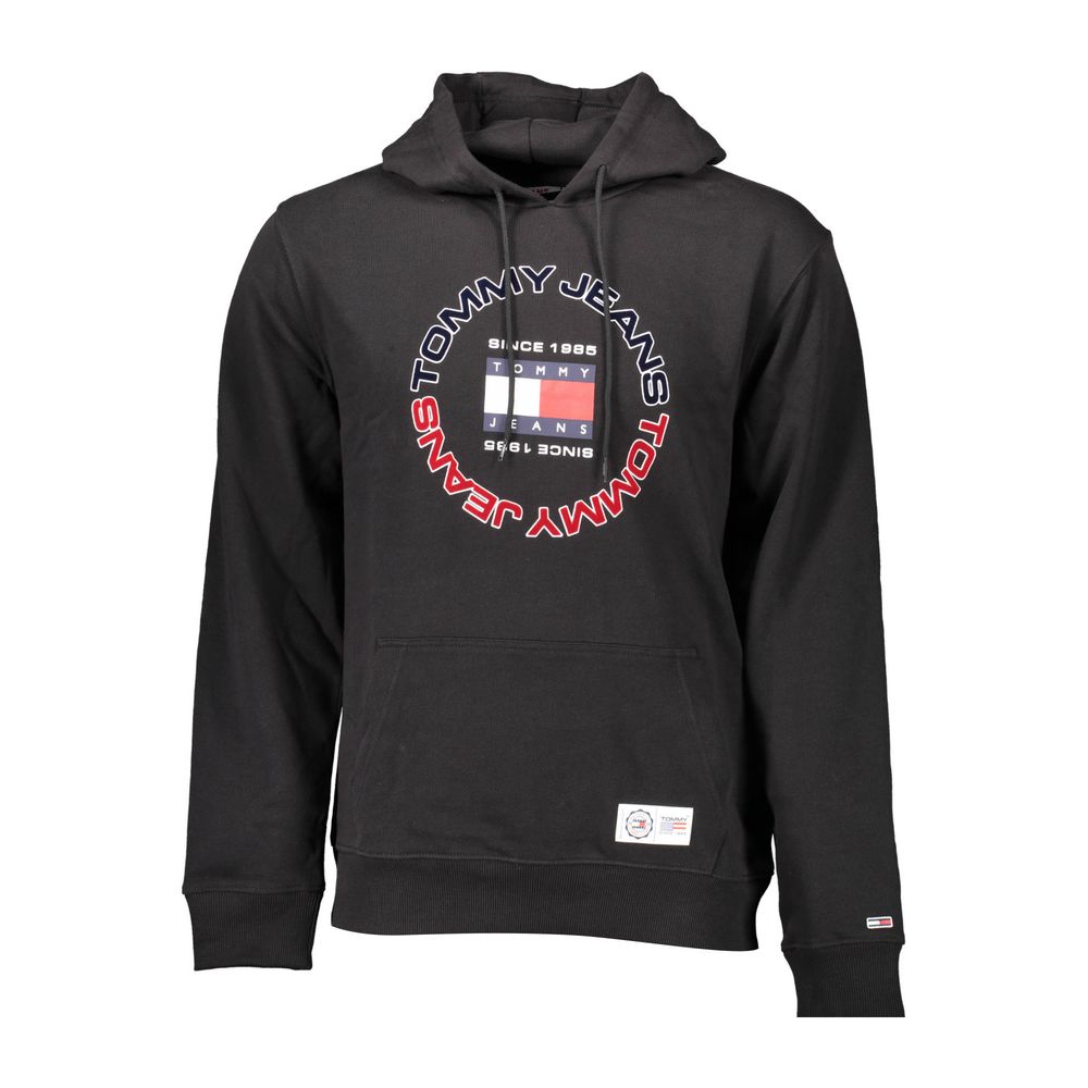 Black Cotton Men's Sweatshirt