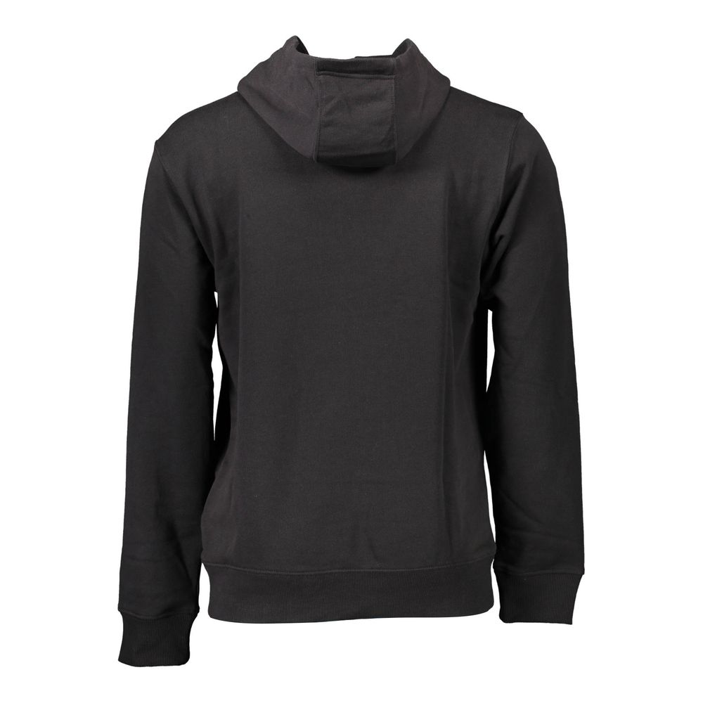 Black Cotton Men's Sweatshirt