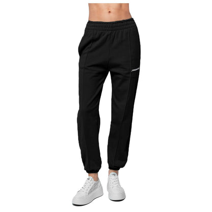 Black Cotton Women Sweatpant