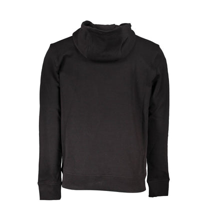 Black Cotton Men's Sweatshirt