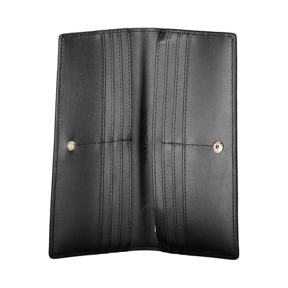 Black Polyurethane Women Wallet