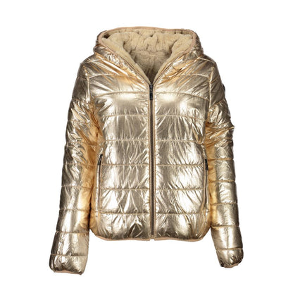Gold Nylon Women's Jacket