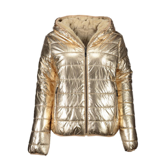 Gold Nylon Women's Jacket