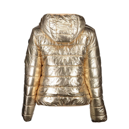 Gold Nylon Women's Jacket