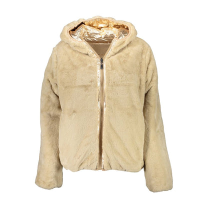 Gold Nylon Women's Jacket