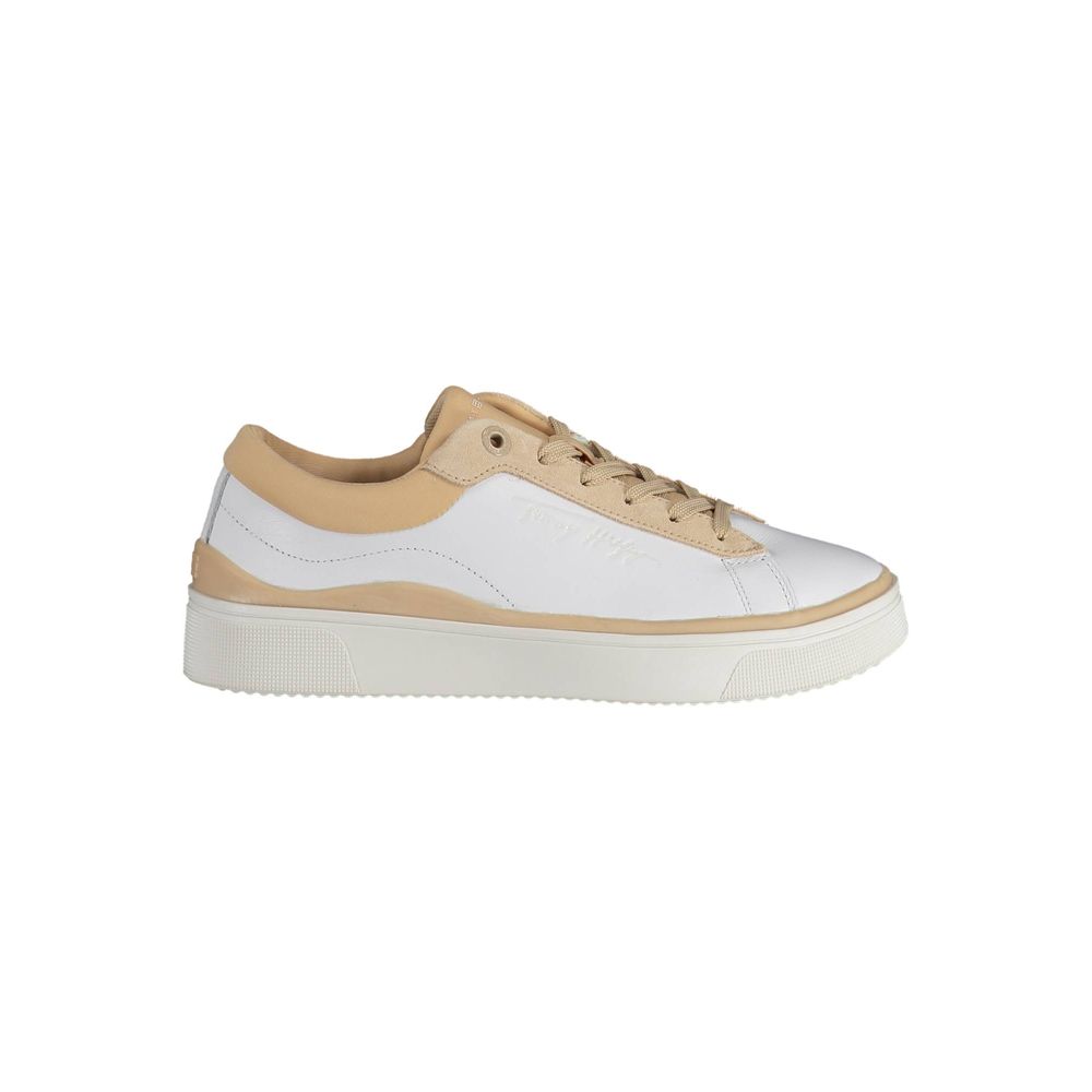Bianco Polyester Women Sneaker