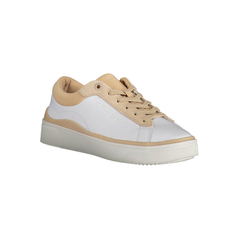Bianco Polyester Women Sneaker