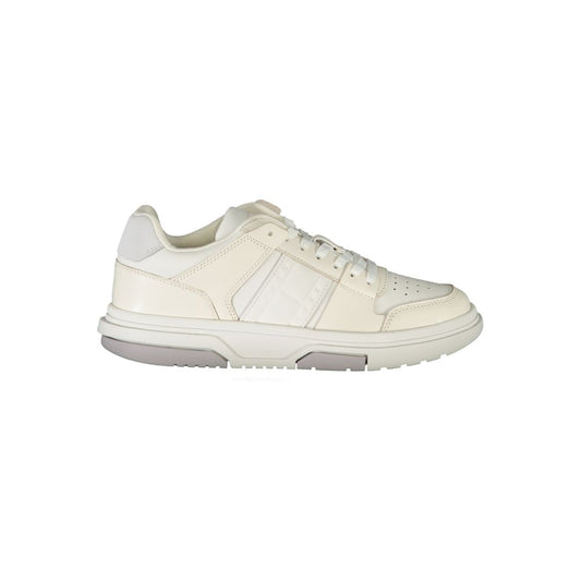 White Leather Women Sneaker