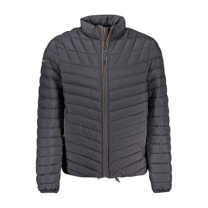 Black Polyamide Men's Jacket