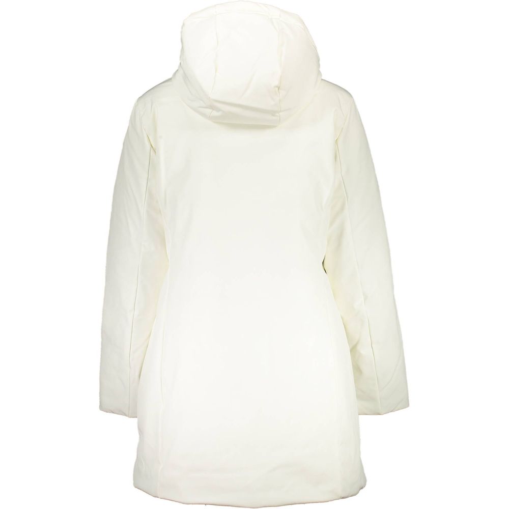 White Polyester Jackets & Coat