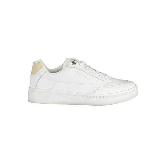 White Leather Women Sneaker