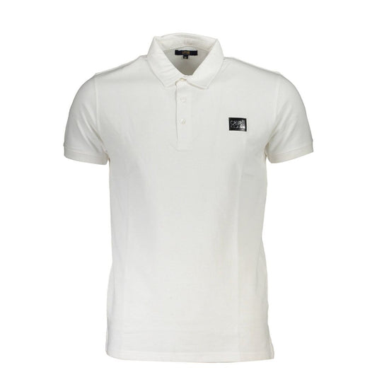 White Cotton Men's Polo Shirt