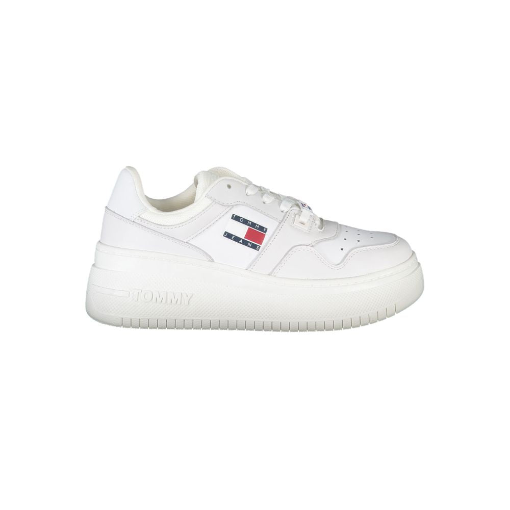 Bianco Leather Women Sneaker