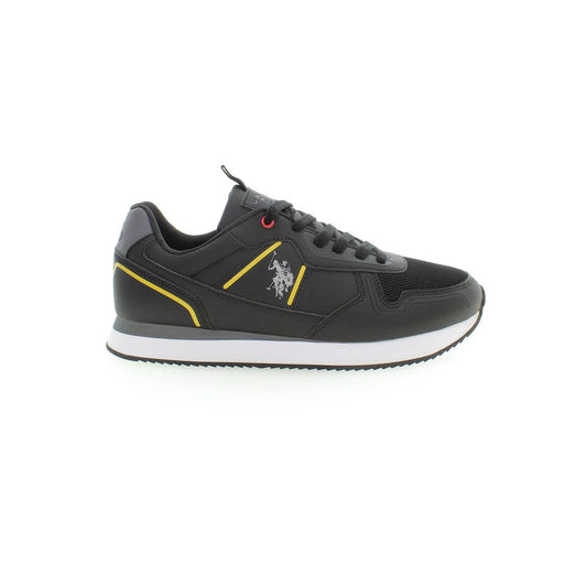 Nero Polyurethane Men Sneaker