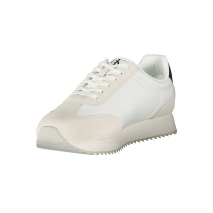 Bianco Polyurethane Men Sneaker