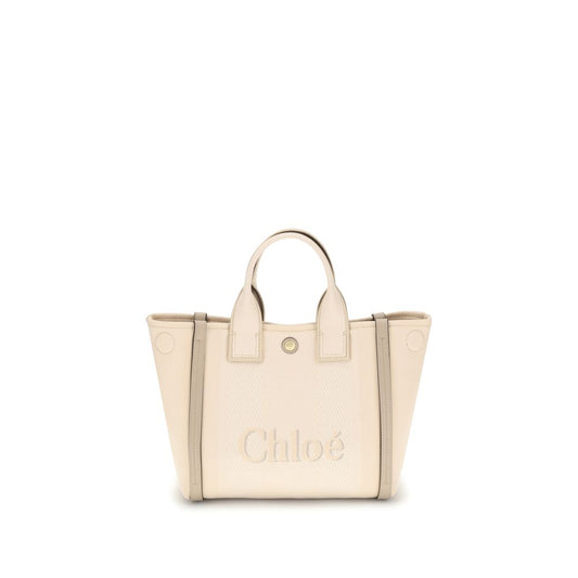Beige Cotton Handbag
