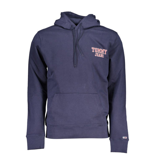 Blue Cotton Men's Hoodie