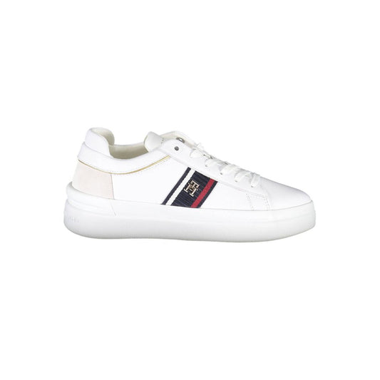Bianco Polyester Women Sneaker