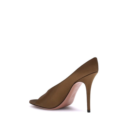 Brown Calf Leather Bos Taurus High Heel Pumps