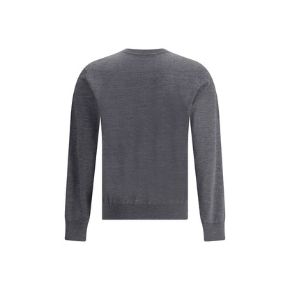 Gray Fleece Wool Sweatshirt