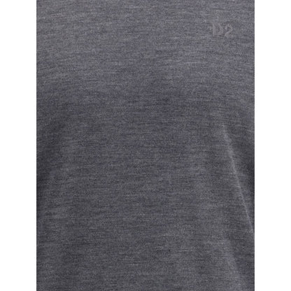 Gray Fleece Wool Sweatshirt