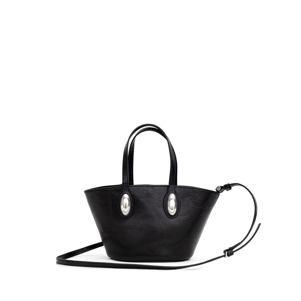 Black Leather Shoulder Bag