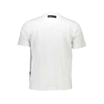 White Cotton Men T-shirt