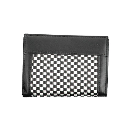 Black Polyurethane Women Wallet