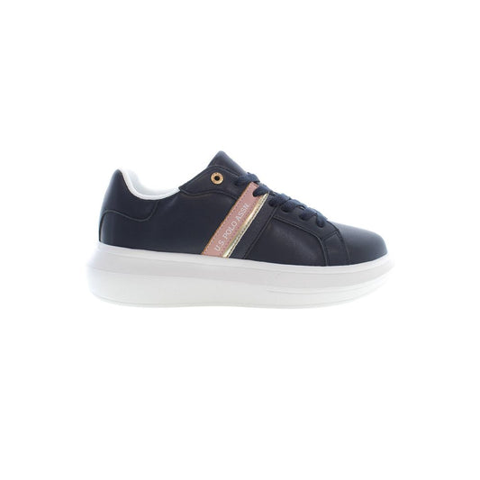 Blue Polyester Women Sneaker