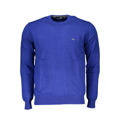 Blue Cotton Men's Sweater